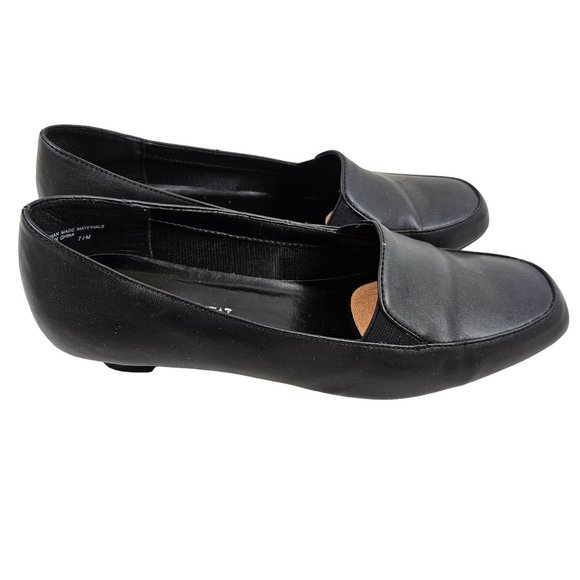 Coup D'Etat Womens Shoes Size 7.5M Harriet Pumps Black Faux Leather Slip On - Picture 5 of 8